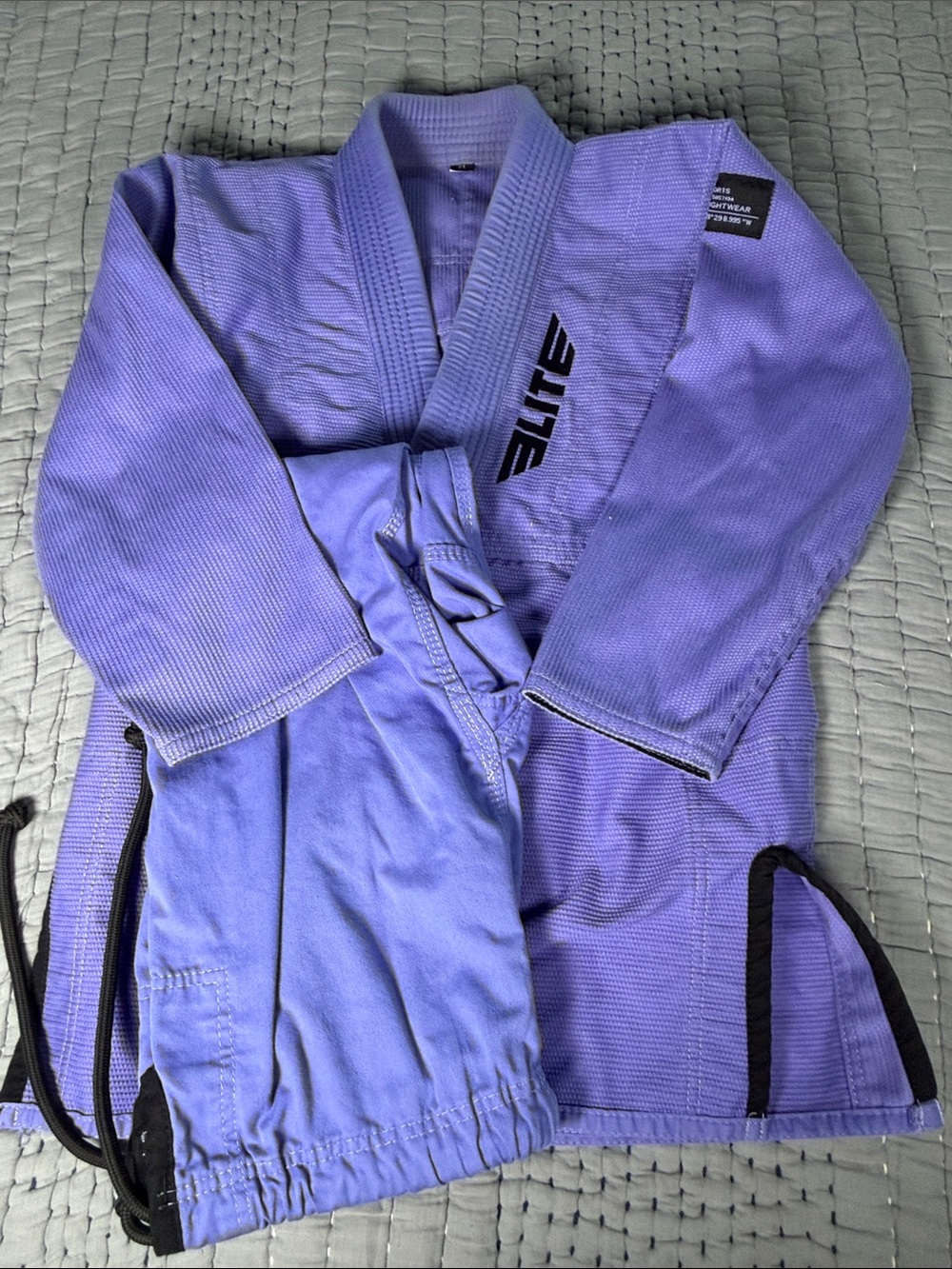 Elite women’s Lavender Jiu-Jitsu Gi and pants